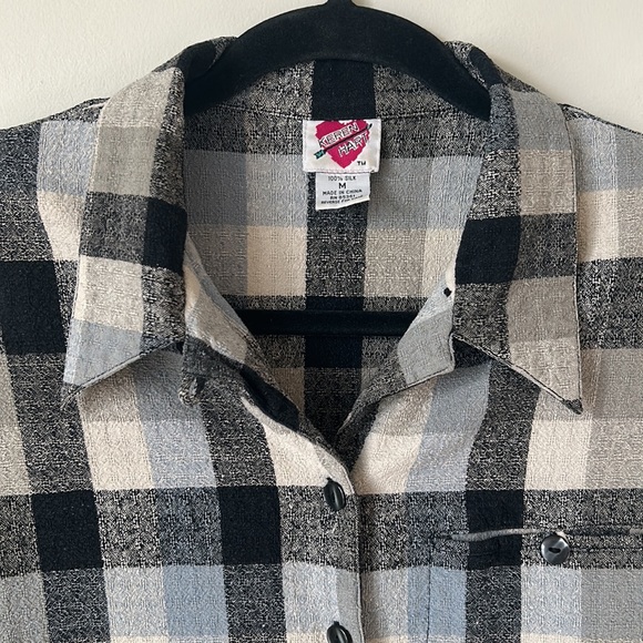 Vintage | plaid button up - Picture 6 of 6